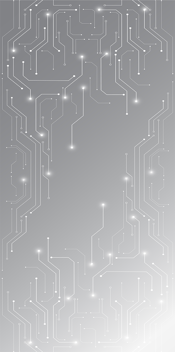 Grey Circuits PNG